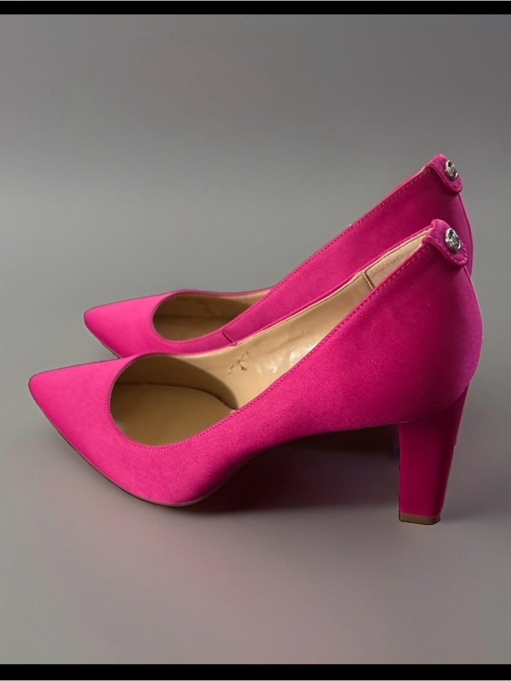 MICHAEL Michael Kors Milly Flex
Pointed Toe Post Heel Pumps Fuchsia Hot Pink